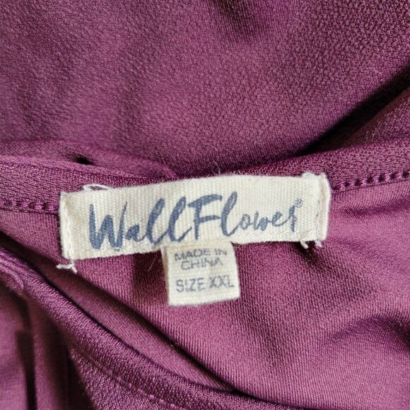 EUC WALLFLOWER PURPLE HIGH NECK HALTER SWING DRESS SIZE XXL - Picture 9 of 10